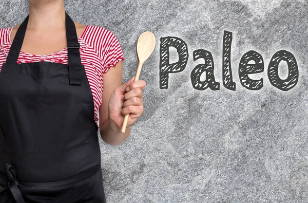 Paleo concetto è mostrato dal cuoco — Foto Stock