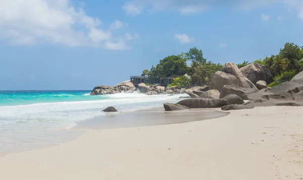 Panorama beach Carana na Mahe Seychely — Stock fotografie