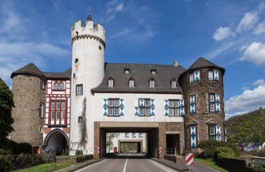 Moselle üzerinde von der Leyen Kobern-Gondorf Castle