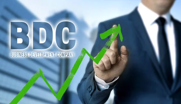 Bdc Koncepció Mutatja Üzletember — Stock Fotó