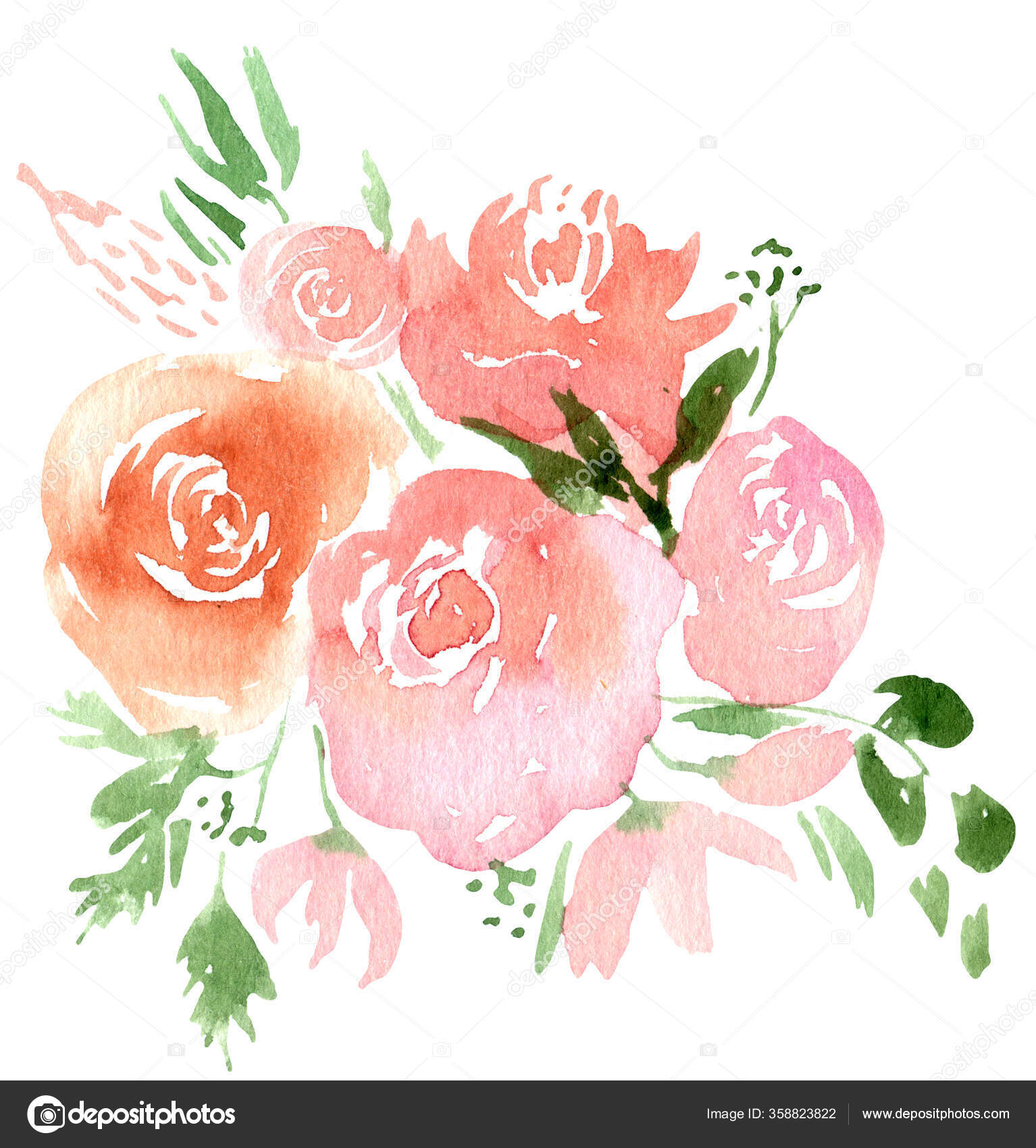 Watercolor Flower Home Decor Letter Size Clipboard,Spring Foliage with Leaves Hand Drawn Aesthetic Inspiring Picture Customized Cute Hardboard Office Clipboard with Low Profile Clip for Letter Size Pa