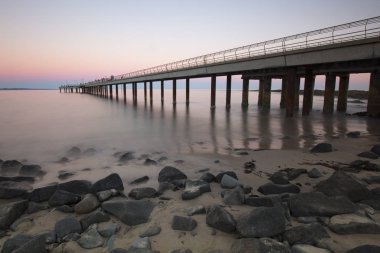 Lorne Pier gün batımında