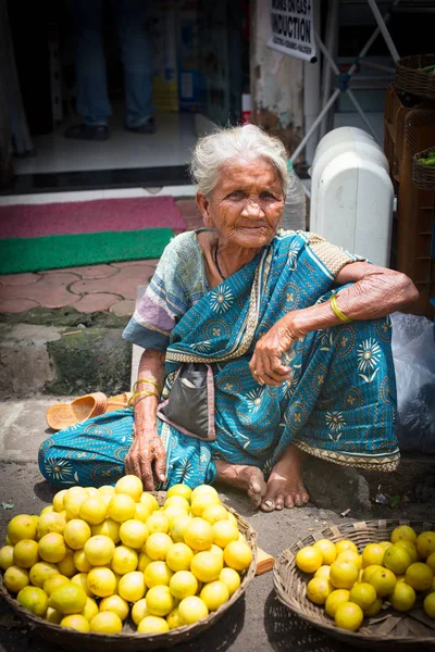 Colaba Market Food Merchant — Stock Photo, Image