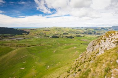 Te Mata tepe görünümü Yeni Zelanda