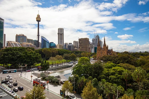 View Over Hyde Park Sydney — Stock Photo, Image