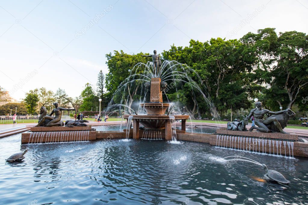 Sydney Hyde Park Archibald Fountain