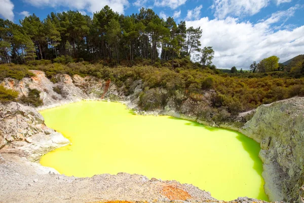 WAI-О-Tapu геолого-функція — стокове фото