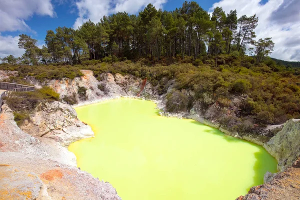 WAI-О-Tapu геолого-функція — стокове фото