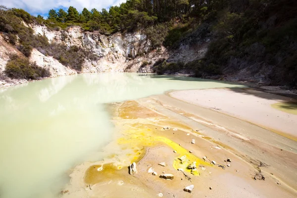 Wai-O-Tapu geologiczne funkcji — Zdjęcie stockowe