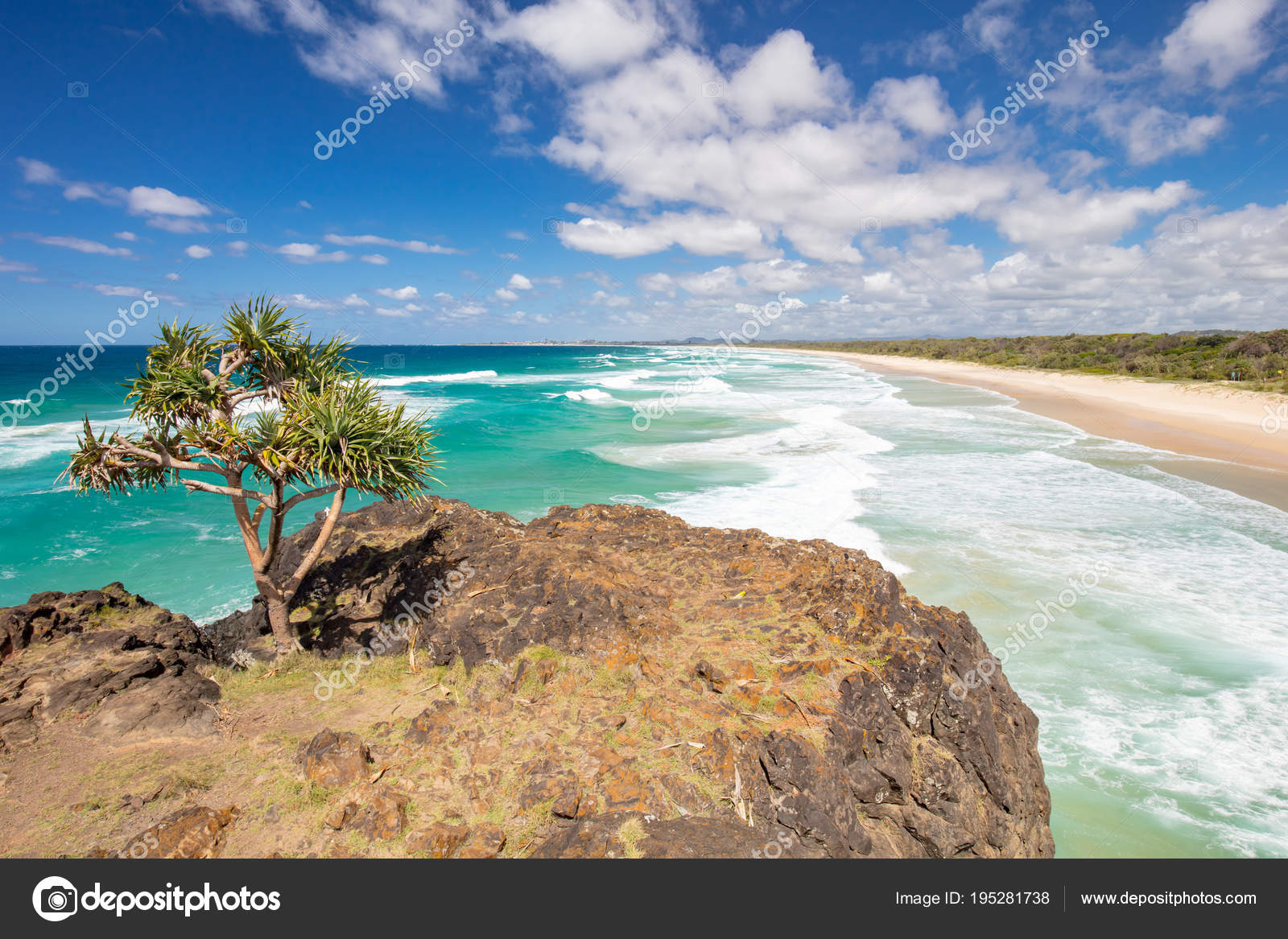 Fingal Head Dreamtime Beach Stock Photo by ©filedimage 195281738