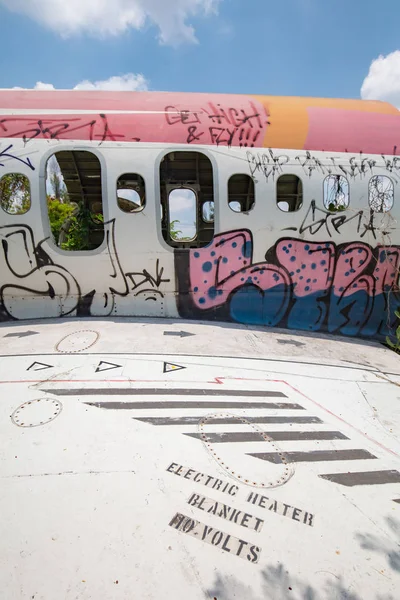 Airplane Graveyard Bangkok — Stock Photo, Image