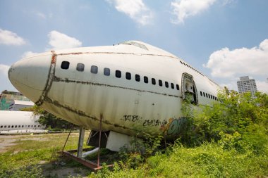 Airplane Graveyard Bangkok clipart