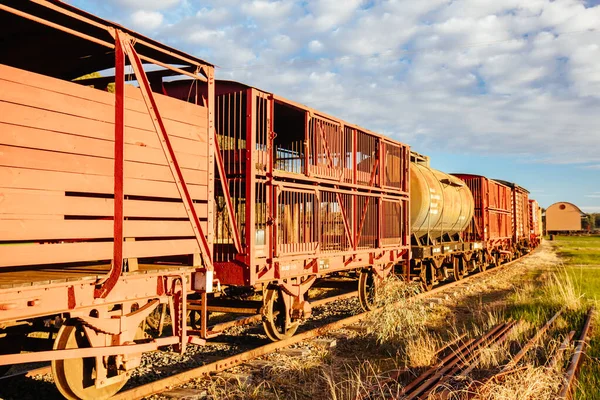 Oude Vline Victoriaanse trein wagon — Stockfoto