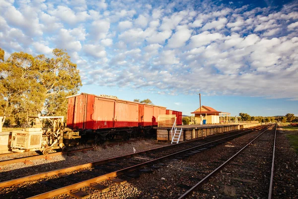 Muckleford tågstation Victoria Australia — Stockfoto