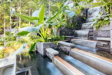 Singapur 'daki Changi Havaalanı' ndaki Iconic Jewel.