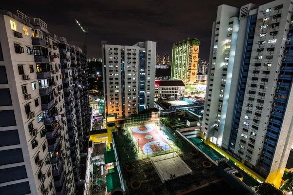 Singapore Urban Skyline al anochecer —  Fotos de Stock