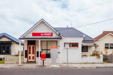 Victoria Avustralya 'daki Fish Creek kasabası.