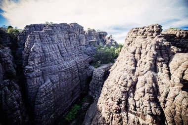 Grampians Victoria Avustralya 'da Harikalar Diyarı Yürüyüşü