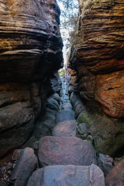 Grampians Victoria Avustralya 'da Harikalar Diyarı Yürüyüşü
