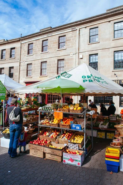 Salamanca Mercado na Tasmânia Austrália — Fotografia de Stock