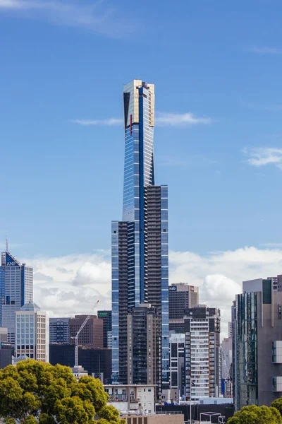 Vista de la Torre Eureka en Melbourne CBD —  Fotos de Stock