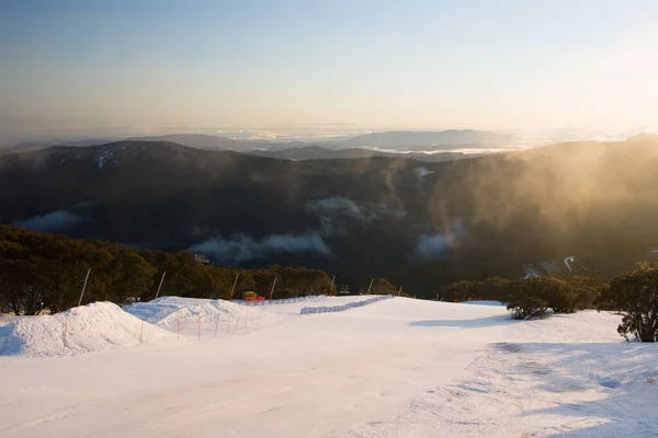 Mt Buller Durante l'inverno in Australia — Foto Stock