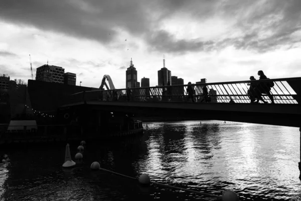 CBD Skyline von Melbourne — Stockfoto