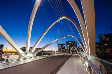 Melbourne Avustralya 'daki Denizciler Köprüsü
