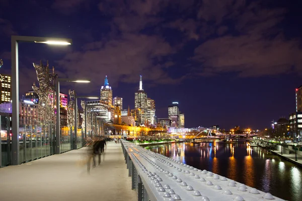 Queens Bridge Zicht op CBD — Stockfoto