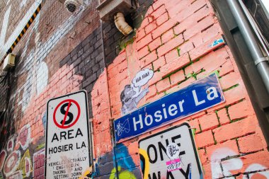 Melbourne Sokağı Sanat Victoria Avustralya