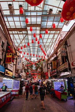 Jalan Petaling Sokak Pazarı Kuala Lumpur Malezya