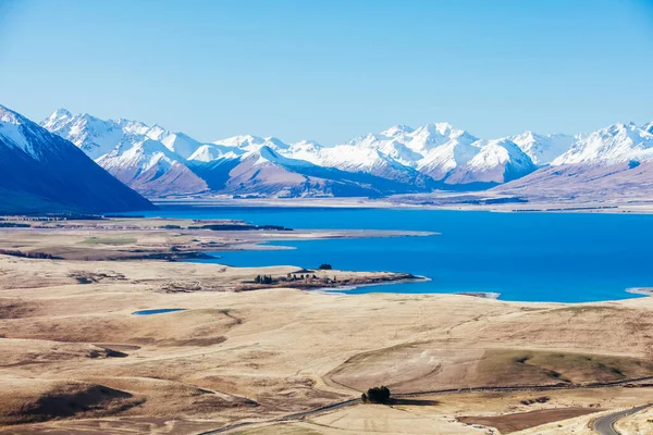 Παρατηρητήριο Mt John στη λίμνη Tekapo στη Νέα Ζηλανδία — Φωτογραφία Αρχείου