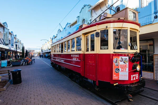 Christchurch Tramway na Nova Zelândia — Fotografia de Stock