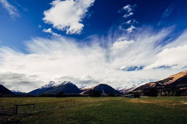 Τοπίο γύρω από το Glenorchy and Paradise στη Νέα Ζηλανδία — Φωτογραφία Αρχείου