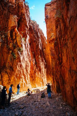 Avustralya 'da Alice Springs yakınlarında Standley Chasm