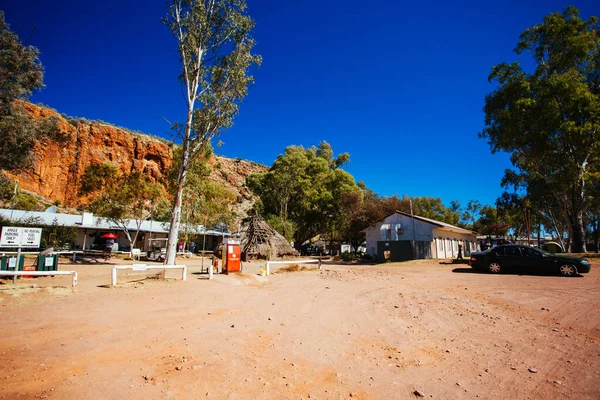 Glen Helen Gorge w Australii — Zdjęcie stockowe