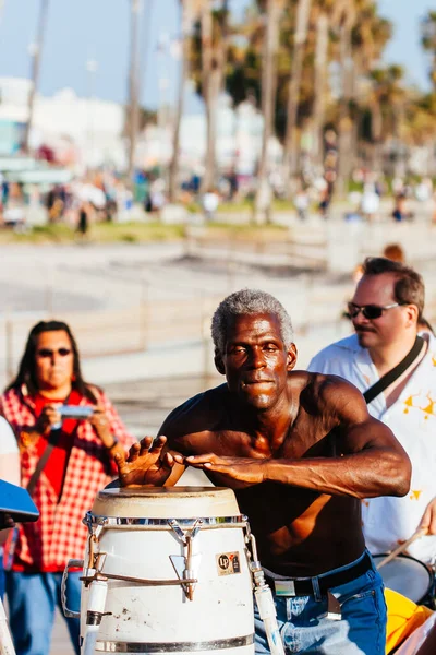Venice Beach Drum Circle Stany Zjednoczone — Zdjęcie stockowe