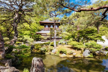Gümüş Pavilyon Ginkakuji Tapınağı Kyoto Japonya