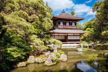Gümüş Pavilyon Ginkakuji Tapınağı Kyoto Japonya