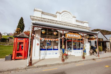 Arrowtown Yeni Zelanda 'da Bulutlu Bir Gün