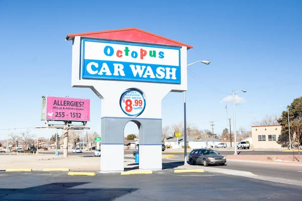 Lavagem de carro alburqueque nos EUA — Fotografia de Stock