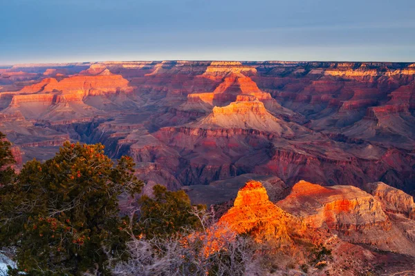 Alba al Grand Canyon negli Stati Uniti — Foto Stock