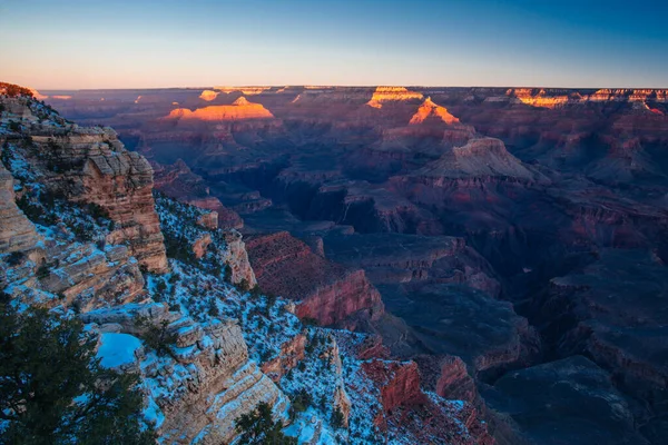 Alba al Grand Canyon negli Stati Uniti — Foto Stock