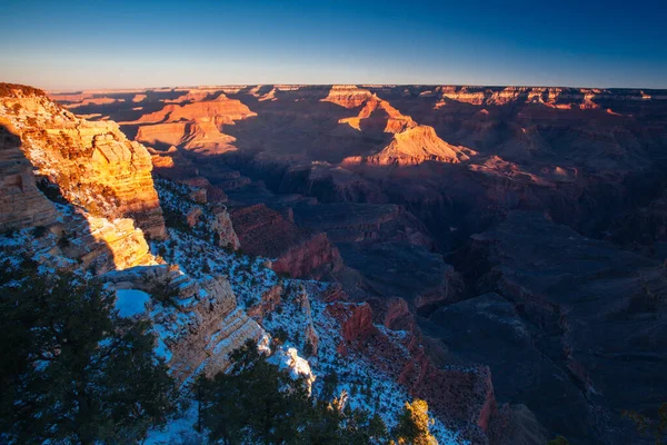 Nascer do sol no Grand Canyon nos EUA — Fotografia de Stock