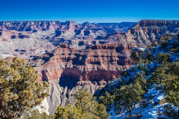 Grand Canyon in inverno negli Stati Uniti — Foto Stock