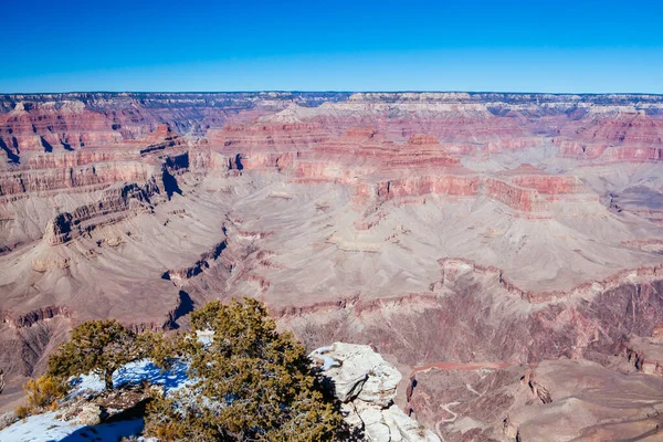 Grand Canyon no inverno nos EUA — Fotografia de Stock