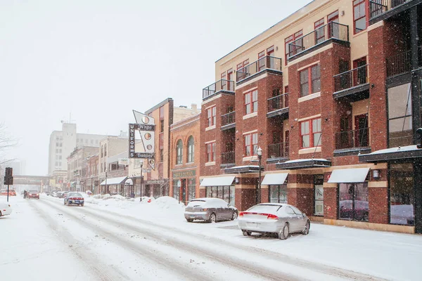 Downtown Fargo dans le Dakota du Nord USA — Photo