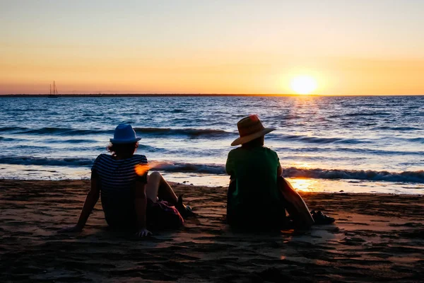 Mindil Beach v Darwin Austrálie — Stock fotografie
