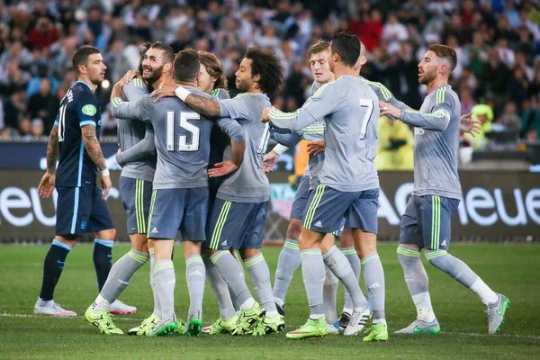 Manchester City vs Real Madrid in Match 3 van de 2015 International Champions Cup Australië — Stockfoto