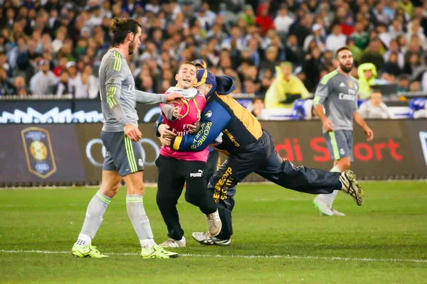 Manchester City vs Real Madrid en el partido 3 de la Copa Internacional de Campeones 2015 Australia — Foto de Stock